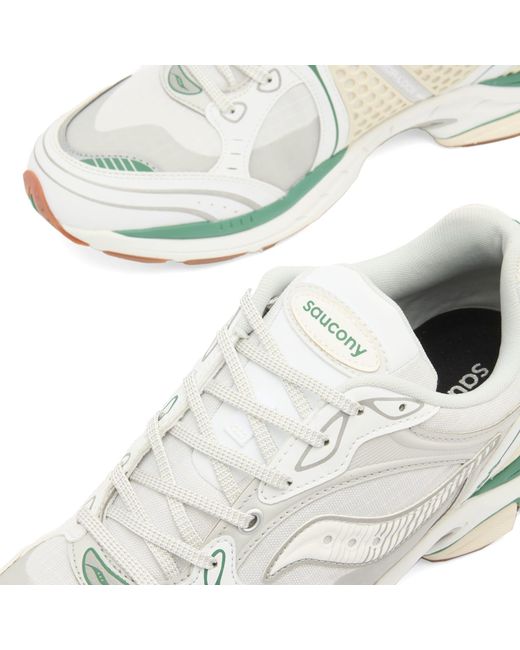 Saucony White Progrid Triumph 4 Sneaker for men