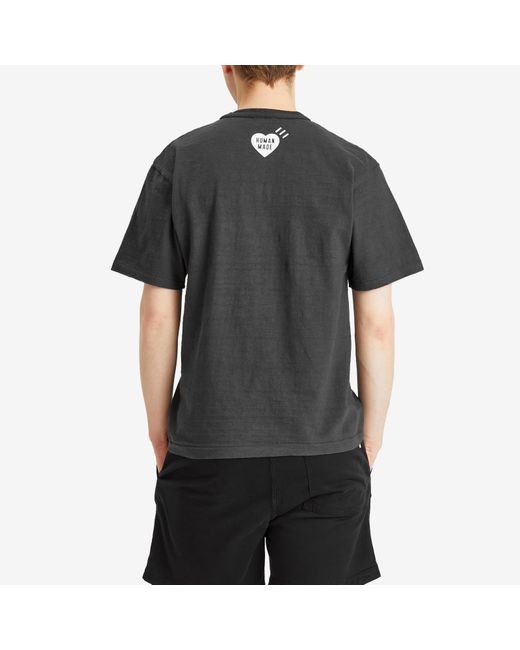 Human Made Black Circle Graphic T-Shirt for men