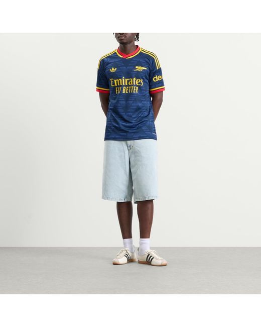 Adidas Blue Arsenal Fc Away Jersey for men