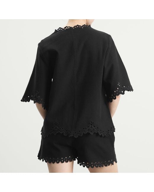 Isabel Marant Black Shana Blouse
