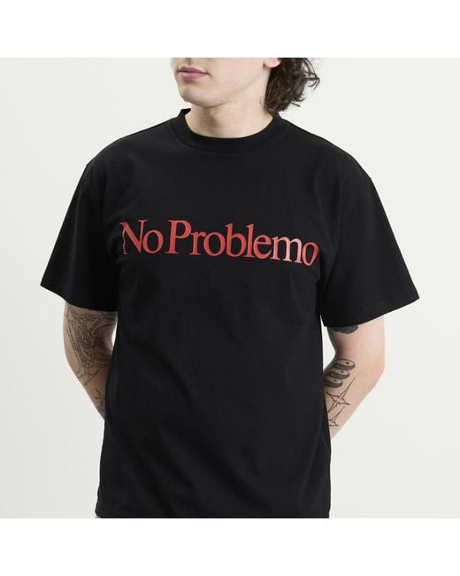 No Problemo Black Ss Tee for men