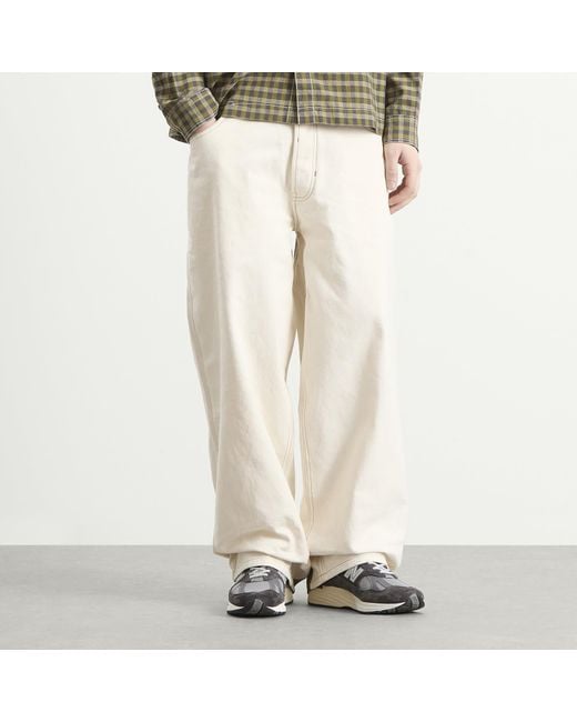 STORY mfg. Natural Hand Applique Poetry Pants for men