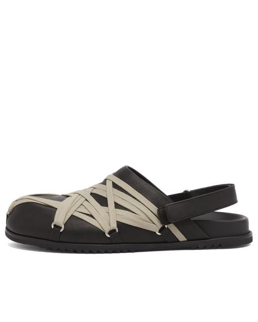 Rick Owens Megalace Mule in Black | Lyst Australia