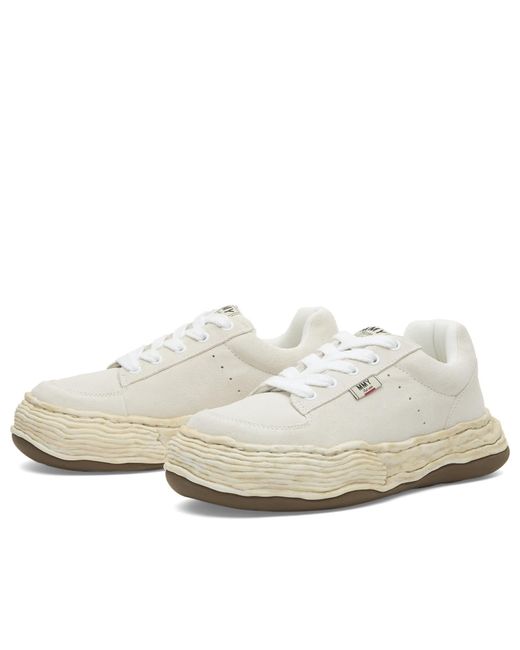 Maison Mihara Yasuhiro White Oliver Suede Sneaker for men