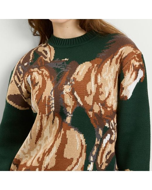 House Of Sunny Black Wild Horses Jumper
