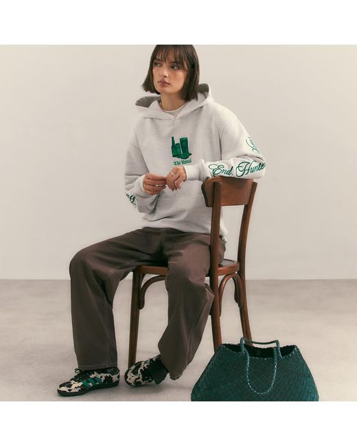 END. White The Usual Hoodie