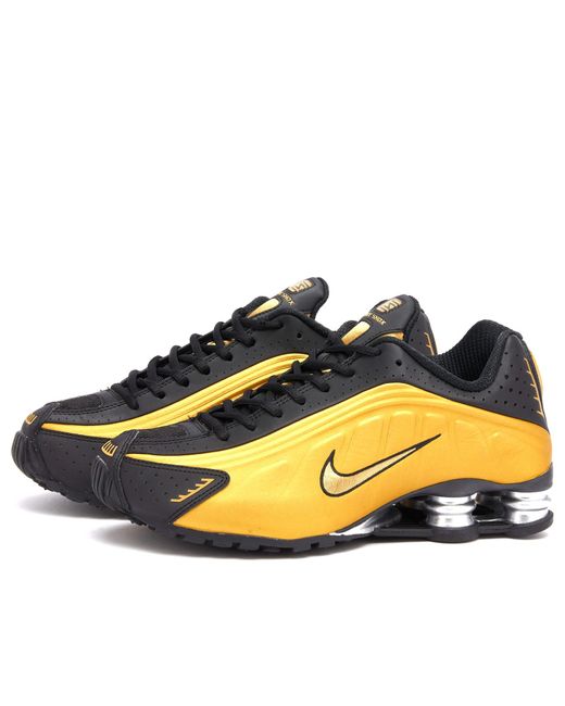 nike shox blue and yellow