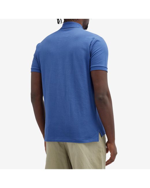 Polo Ralph Lauren Custom Fit Polo Shirt in Blue for Men | Lyst
