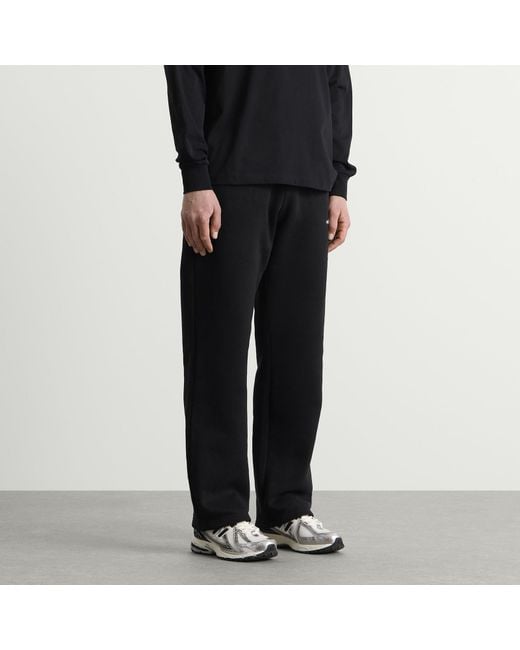 MKI Miyuki-Zoku Black Uniform Wide Leg Joggers for men