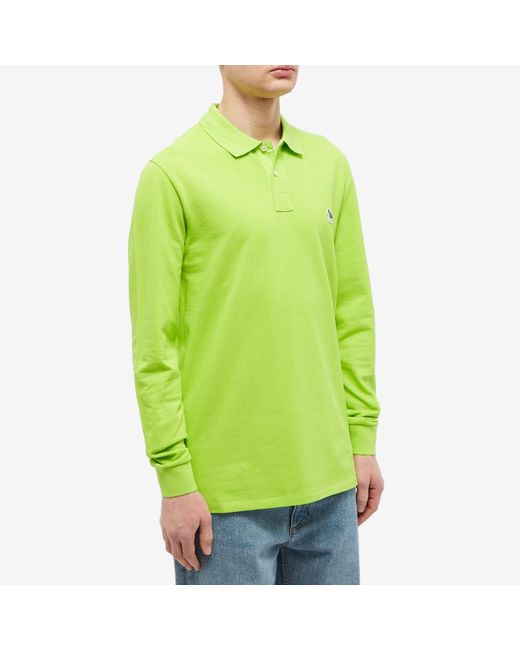 Paul Smith Long Sleeve Zebra Polo Shirt in Green for Men | Lyst Canada