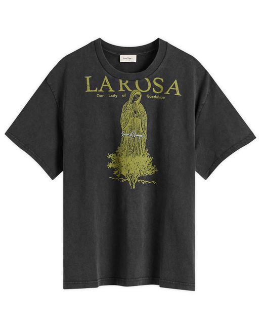 Second/Layer Black La Rosa Baggy Baby T-Shirt for men