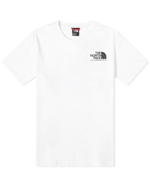 The North Face White Coordinates T-Shirt for men