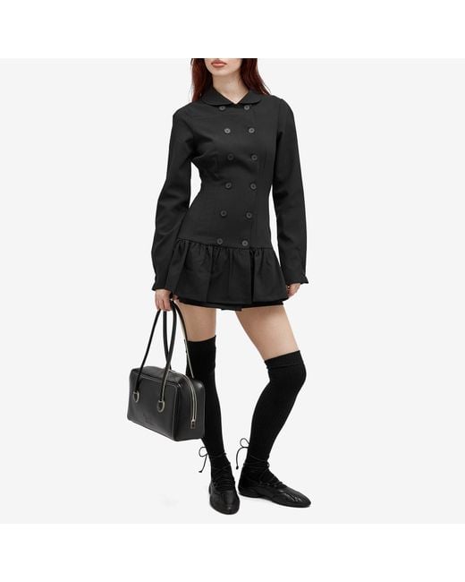 【PEACHY DEN】Romy Mini Dress ブラック Peachy Den Romy Mini Dress in Black | Lyst