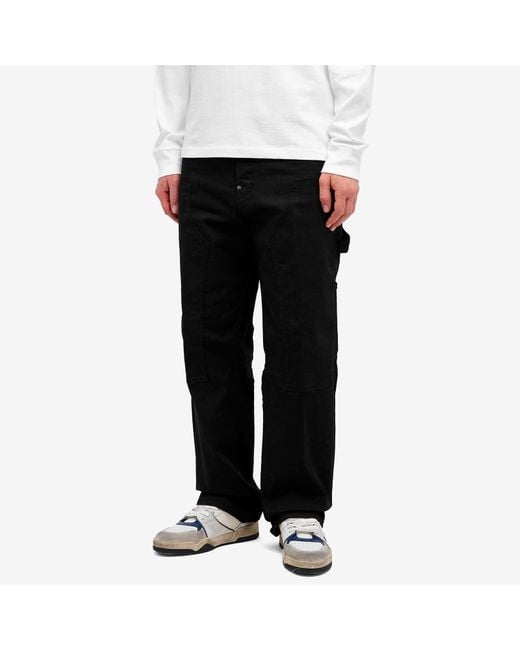 DSquared² Black Loose Carpenter Jeans for men