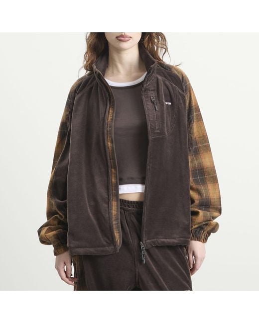 TTT MSW Brown Velours Track Jacket