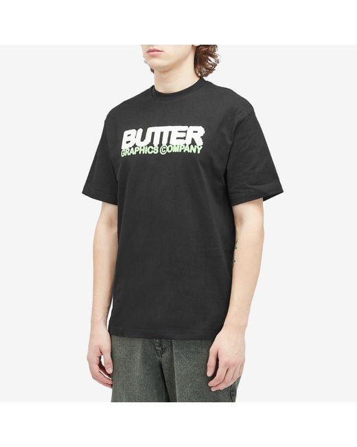 Butter Goods Black Program T-Shirt for men