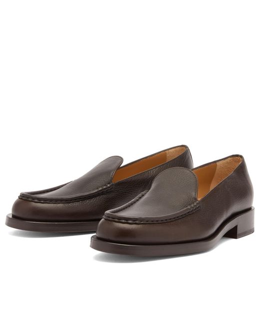 Jacquemus Brown Leather Loafer for men