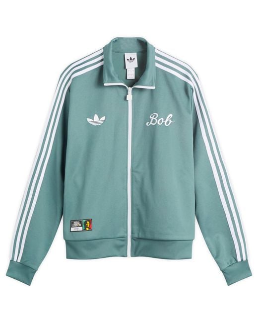 Adidas Blue Bob Marley Track Top for men