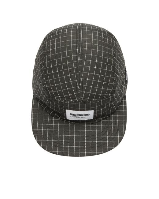 Neighborhood Black Reflective Jet Cap for men
