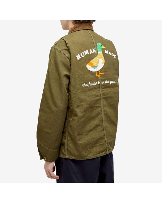 Human Made Green Duck Coverall Jacket for men