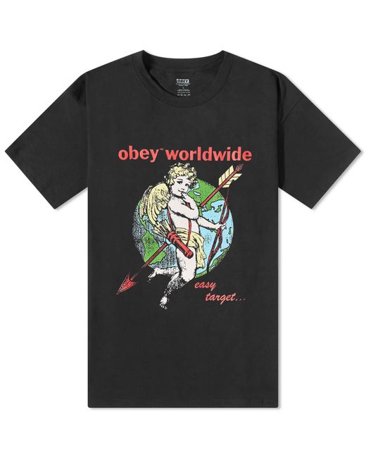 Obey Blue Cherub Easy Target T-Shirt