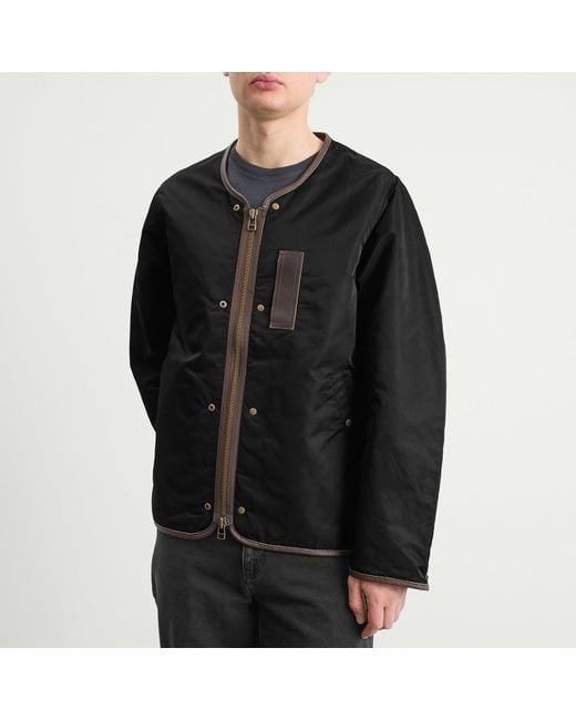 FRIZMWORKS Black Reversible Ma-1 Liner Jacket for men