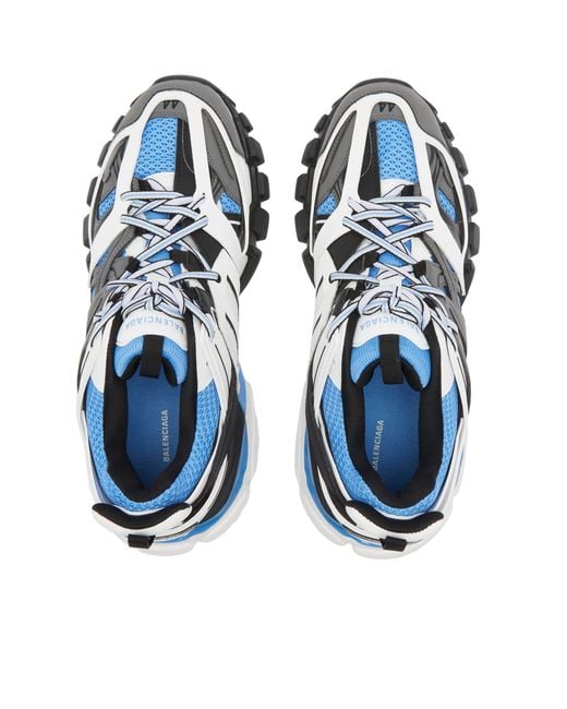 Balenciaga Blue Track Oversized Sneakers for men