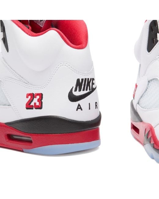 Nike White 5 Retro Og Sneaker for men