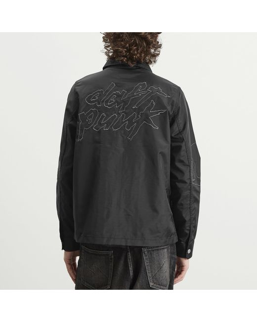 Pleasures Black Helmets Nylon Work Jacket for men