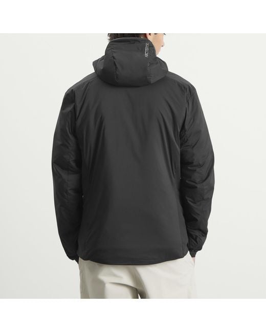 Arc'teryx Black Atom Hooded Jacket for men