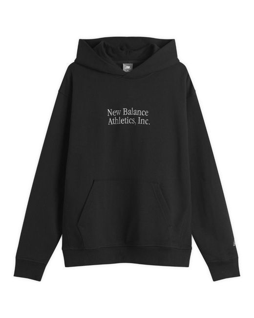 New Balance Black Athletics Classics Hoodie for men