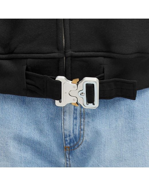 1017 ALYX 9SM Belted Buckle Zip Hoodie in Black for Men | Lyst