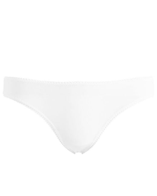 Fruity Booty White Commando Thong