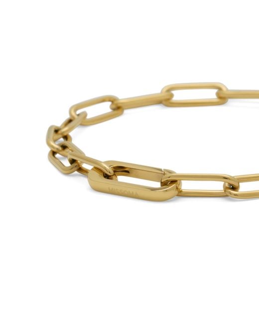Missoma Metallic Classic Paperclip Chain Bracelet