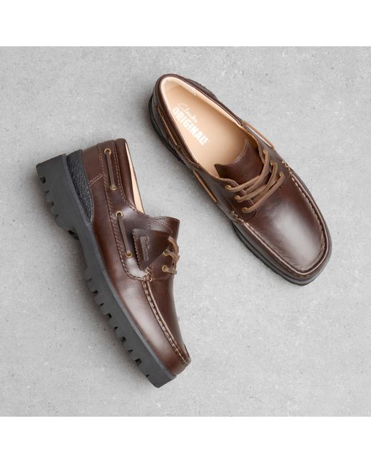 Clarks Brown Yukoner Boat for men