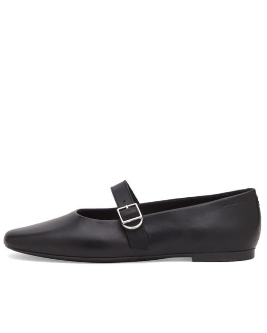Vagabond Black Jolin Strap Ballet Pump
