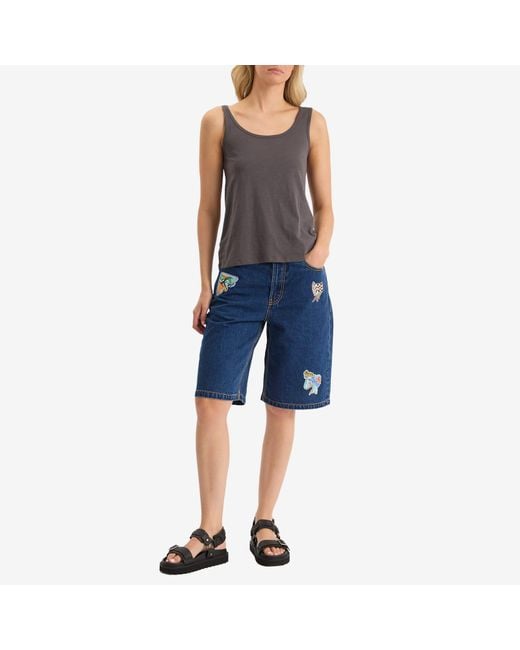 ALÉMAIS Blue Speedy Denim Short