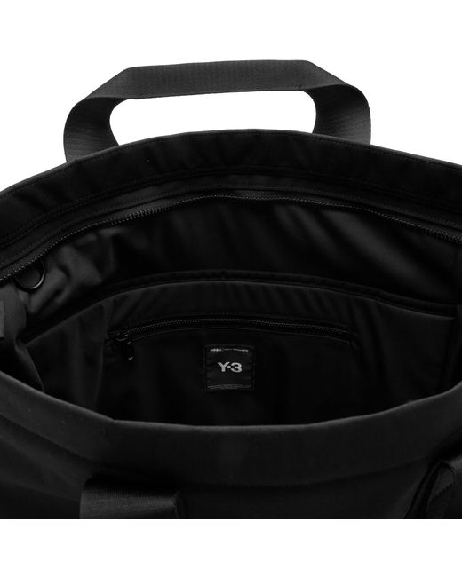 Y-3 Black Cordura Tote Bag for men