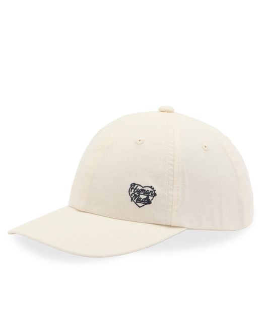 Human Made Natural 6 Panel Heart Linen Cap for men