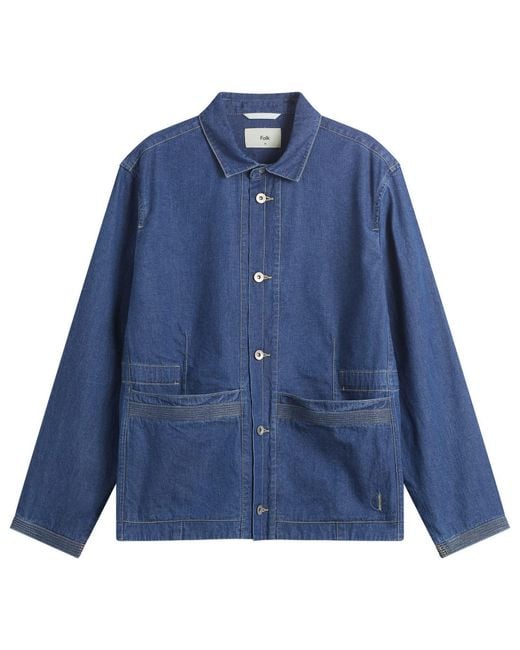 Folk Blue Anniversary Jacket for men