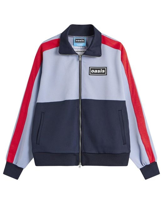 Pleasures Blue X Oasis Forever Track Jacket for men
