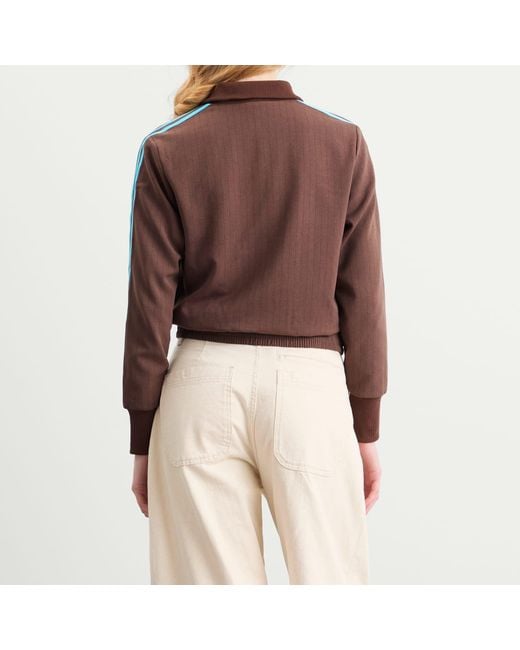 Adidas Brown Tailored Track Top