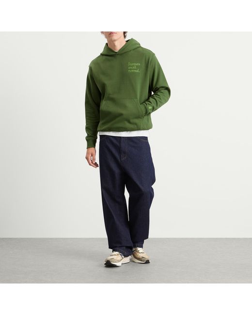 New Balance Green Athletics Runners Arent Normal Hoodie for men