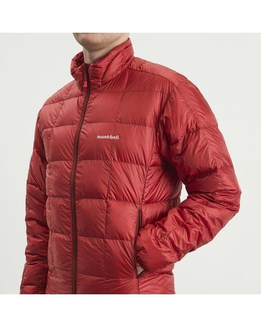 Montbell Red Superior Down Jacket for men