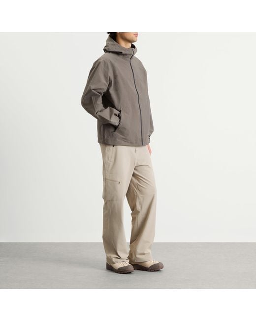 Hiking Patrol Gray Waypoint Ripstop Hooded Jacket for men