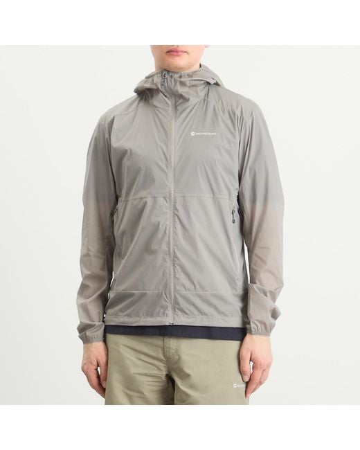 MONTANÉ Gray Featherlite Hooded Jacket for men