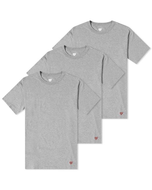 Human Made Gray 3 Pack T-shirt for men