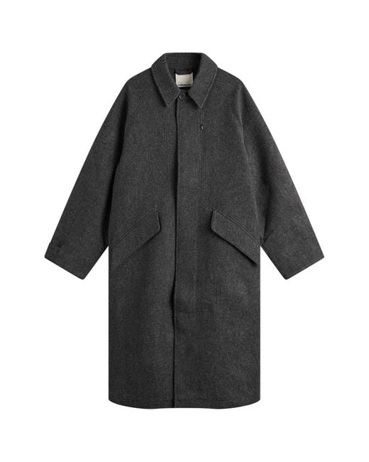 YMC Black Tyrell Trench Coat