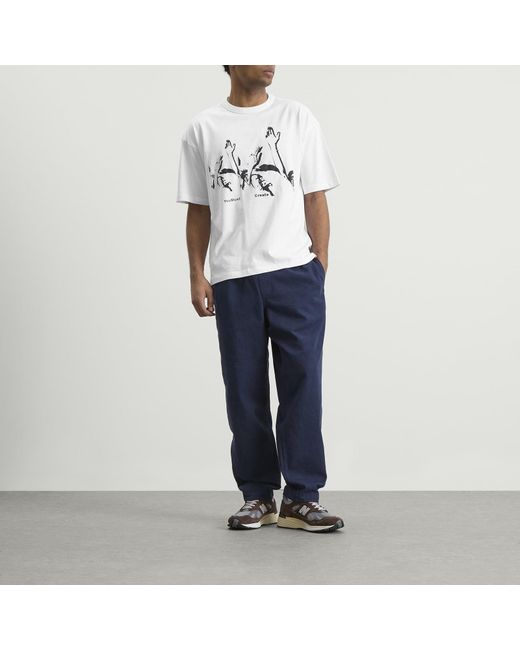 YMC White Graphic Triple T-Shirt Presented By End