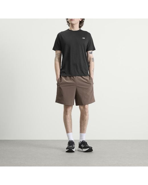 New Balance Black New Balance Athletics T-Shirt for men